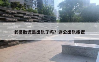 老婆撒謊是出軌了嗎？老公出軌撒謊