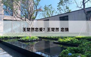 王楚然戀愛(ài)？王楚然 戀情