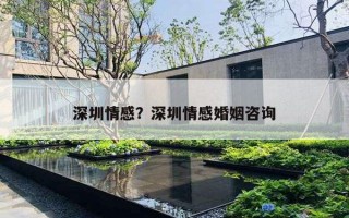 深圳情感？深圳情感婚姻咨詢