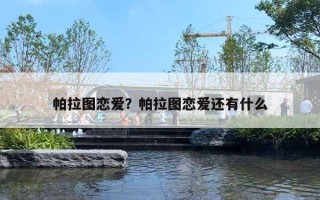 帕拉圖戀愛？帕拉圖戀愛還有什么