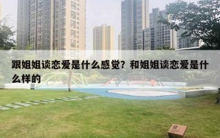 跟姐姐談戀愛是什么感覺？和姐姐談戀愛是什么樣的