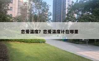 戀愛溫度？戀愛溫度計(jì)在哪里